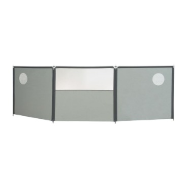 Protiveterná clona Flex Grey Basic