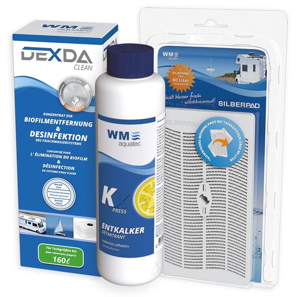 Ochrana pitnej vody -trio čistenie vody pre nádrže 100 l