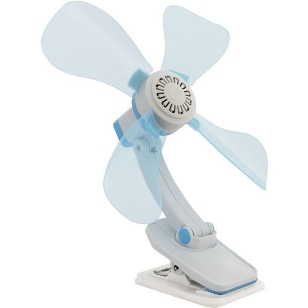 Ventilátor 12 V, modrý