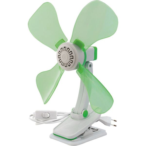 Ventilátor 230 V, zelený
