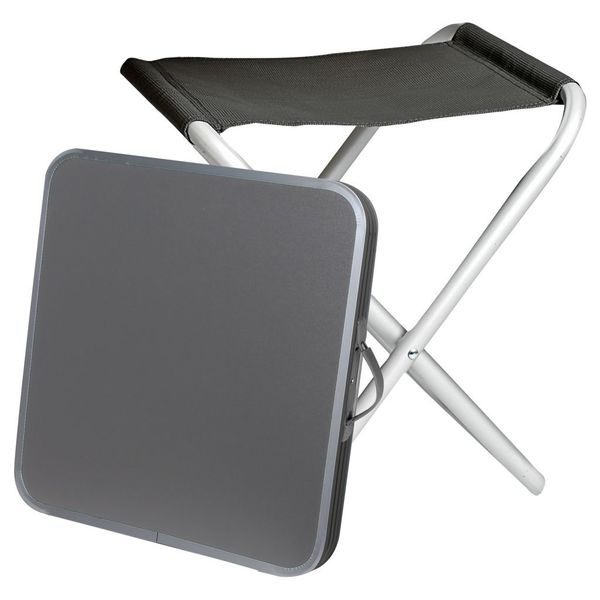 Skladacia stolička Hoggy, čierna