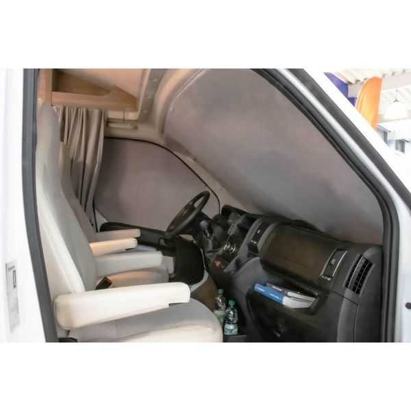 Vnútorný termálny kryt Premio MV, svetlo šedý, pre Fiat Ducato postavený od 07/2006