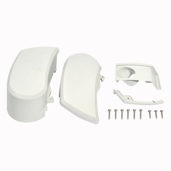 Koncové čiapky Thule Omnistor 9200, biele, sada vľavo + vpravo