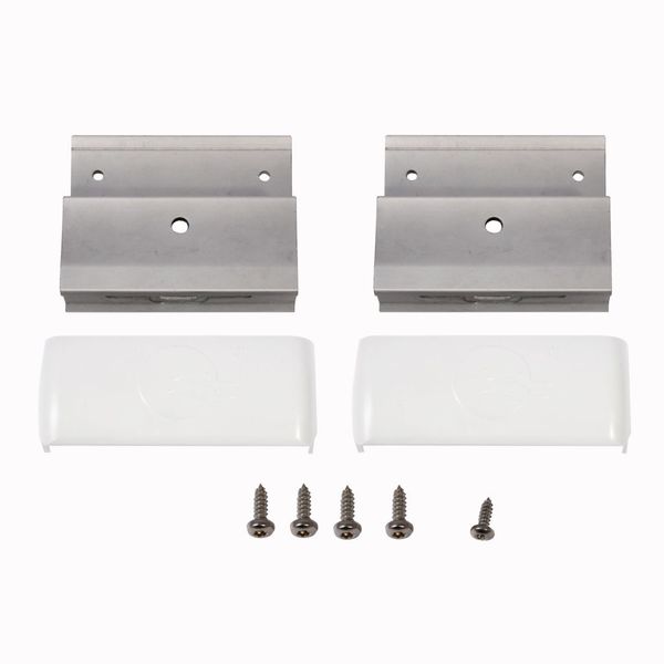 Podporné konzoly s krytom pre strešný nosič Thule, biele, 2 ks.