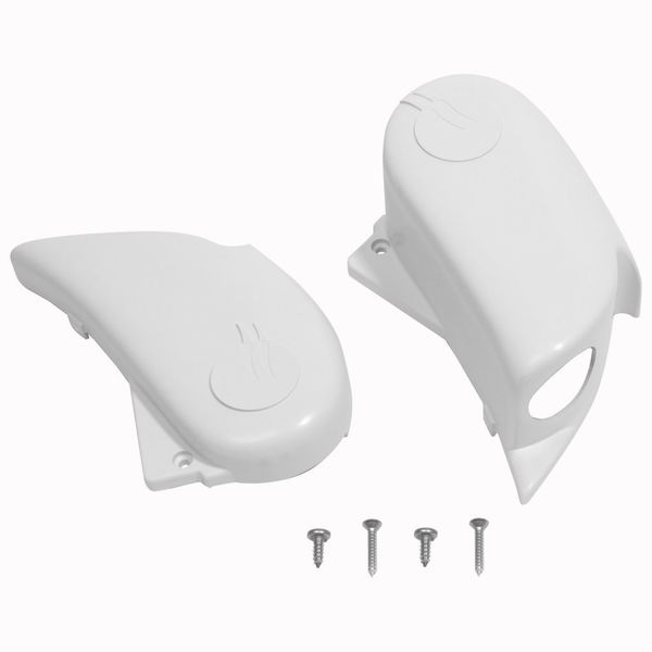 Koncové čiapky Thule Omnistor 6002, biele, súprava
