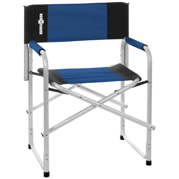 Režisérska stolička Bravura, modrá / čierna