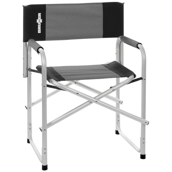 Režisérska stolička Bravura, sivá / čierna