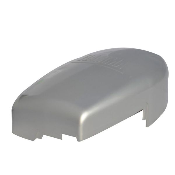 Koncový kryt strieborný