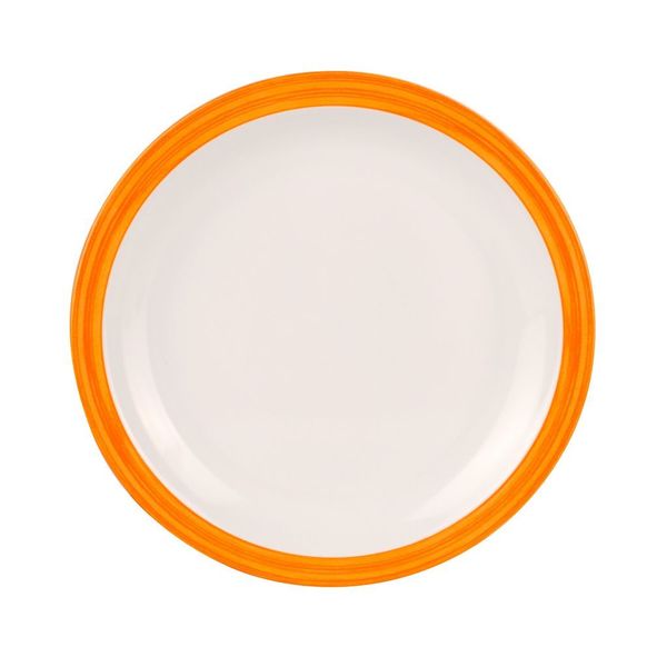 Plytký tanier Bistro oranžový