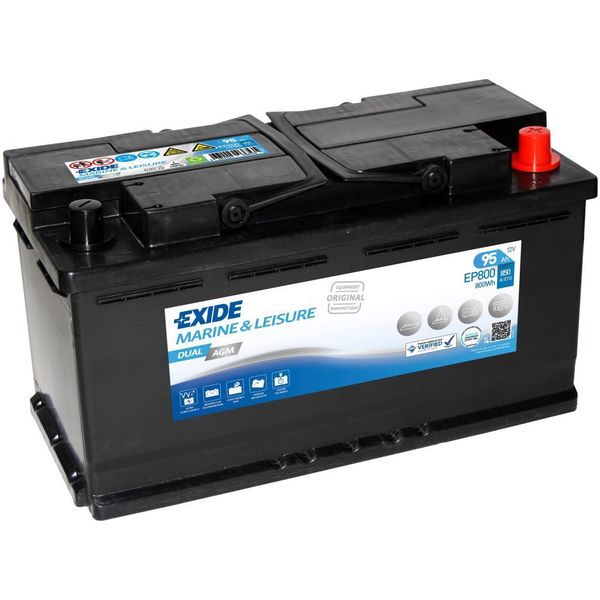 EXIDE Dual AGM 800 Battery