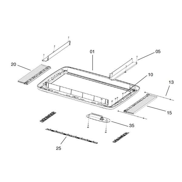 Vnútorný rám Kompletná iba elektrická verzia