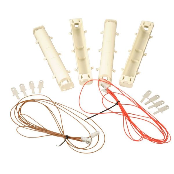 Zásuvka na žiarovku s káblovým zväzkom bez osvetlenia