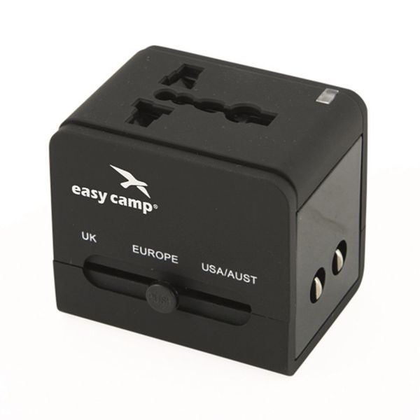 Univerzálna cestovná zástrčka s USB