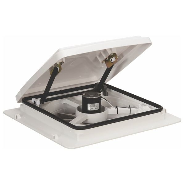 Strešné okno s ventilátorom MaxxFan Plus 400x400 mm