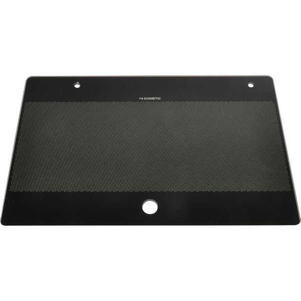 Sklenené veko pre kombináciu Dometic MO 9722, umývadlo vpravo, kombinácia rozmerov 76 x 32,5 cm