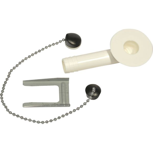 Výtokové potrubie pre umývadlo Dometic série H (nové) so zástrčkou a reťazou