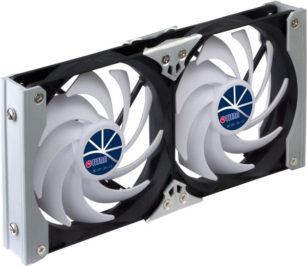 Sada s dvojitou ventiláciou Titan pre chladničky, ø 92 mm