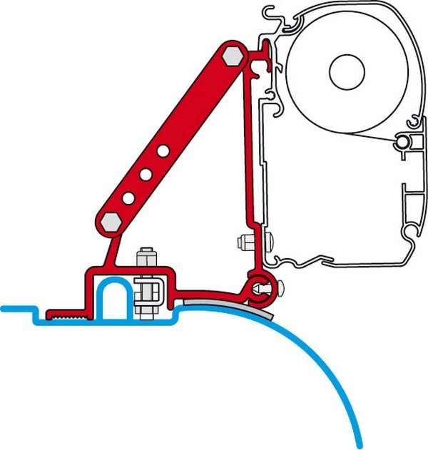 Adaptér Kit Ducato 2006 (High Roof)
