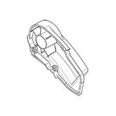 Koncový uzáver, eloxovaný, pravý