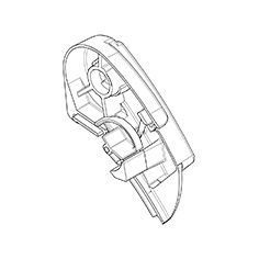 Čiapočka, biela, pravá