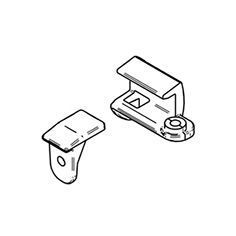 Zámok pre strešné kapoty Thule