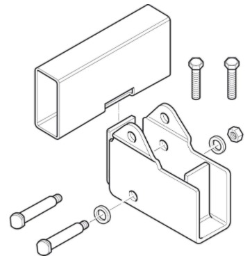 Dištančná sada 60 mm pre obe strany 2012/05 -