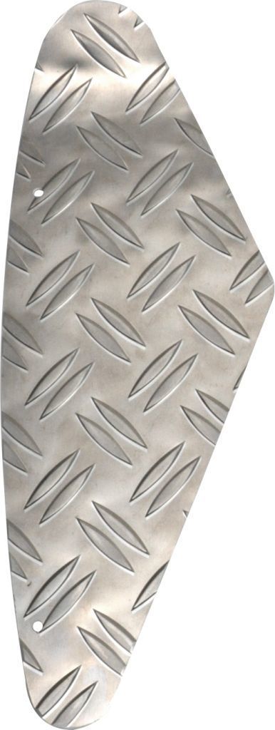 Súprava behúňových platní pre nárazník Fiat Ducato pre Fiat Ducato vyrobená od 07/2006, hliník prírodný