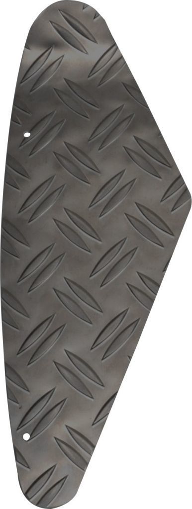 Sada behúňových doštičiek pre nárazník Fiat Ducato pre Fiat Ducato od 07/2006, eloxovaná čierna hliník