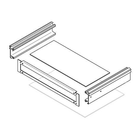 Výsuvný rám Thule, krok 12V 700