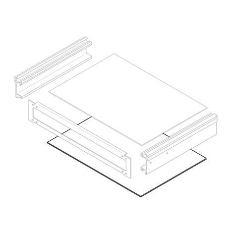 Spodná doska puzdra 550, vysunutie Thule V03