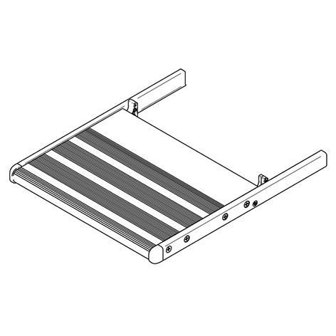 Elektrický schodík kompletný, Thule Slide-Out Step V12 12V 400