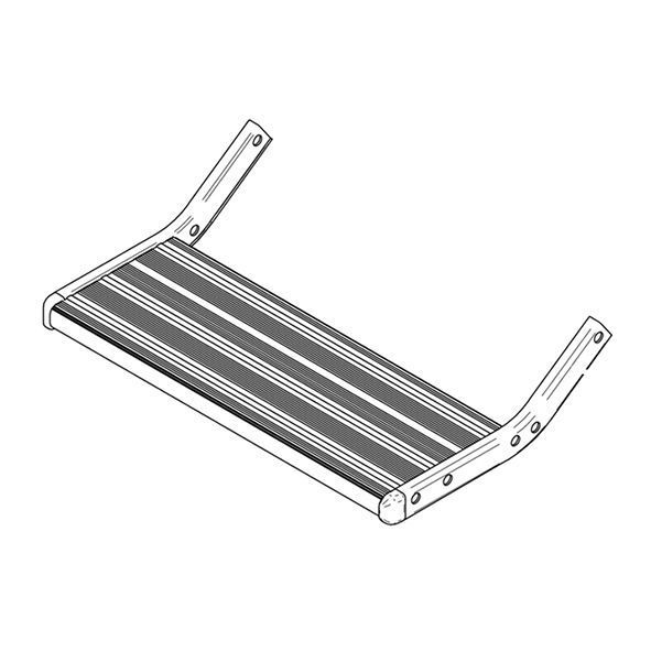 Elektrický schodík kompletný, Thule Single Step V02 12V 460