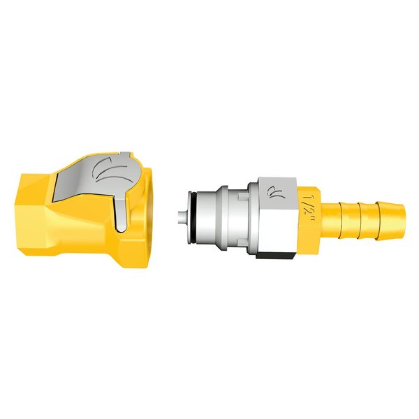 Adaptér ventilu a rýchlospojka typu Push-and-Connect, 10 mm, 1/2"-IG