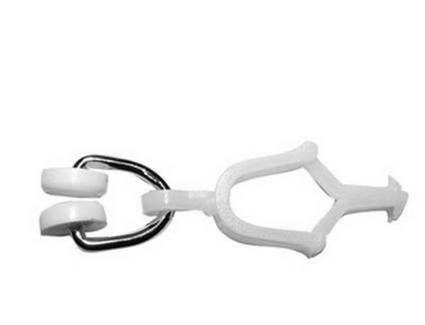 Plastový úchyt záclonky