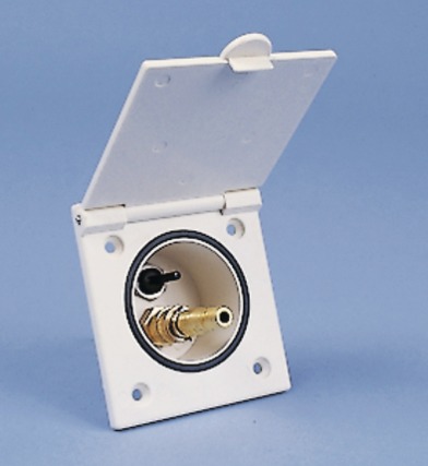 Vonkajšia prípojka na studenú vodu biela