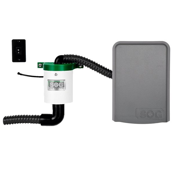 Variant ventilačných dverí WC SOG