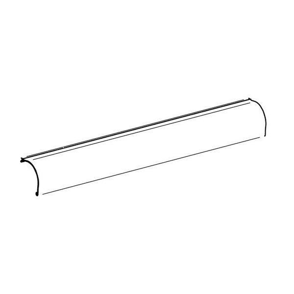 Kryt krytu Thule Omnistor 5003, eloxovaný, 2,6 m
