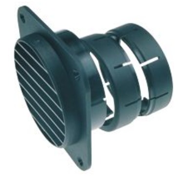 Výkyvný výstup vzduchu SCW 2, čierny