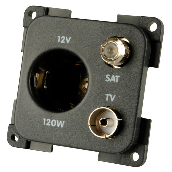12 V zásuvka pre auto, TV, satelit