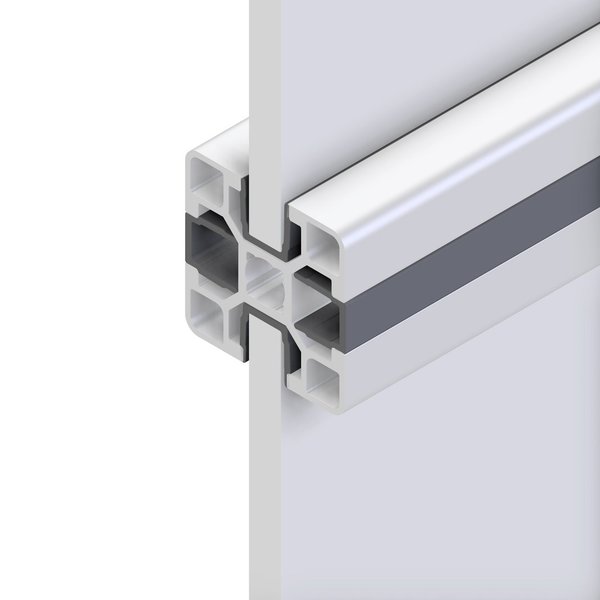 Profil lemovania/krycie 30, sivý, dĺžka 1,95 m