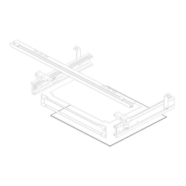Krok V16 Ducato 400, spodná časť krytu puzdra, výsuv