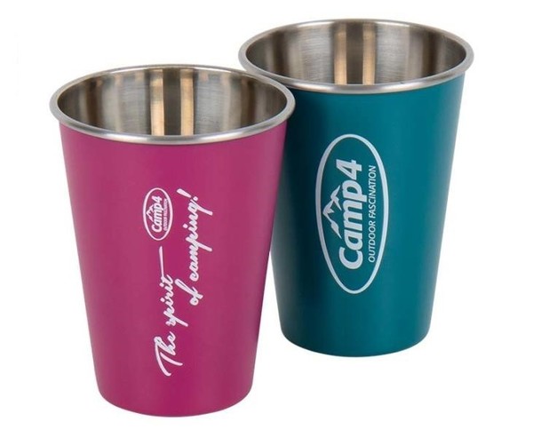 Hrnčeky ružový a modrý, 450 ml - set 2ks