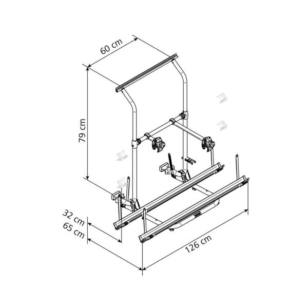 Nosič bicyklov Thule Sport G2 W-150 / Hobby