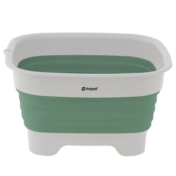 Miska na umývanie riadu skladacia tmavozelená