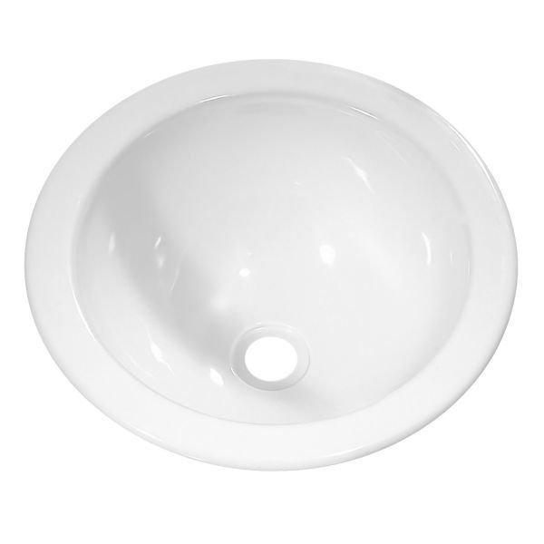 Okrúhle umývadlo Comet biele Ø 29 cm