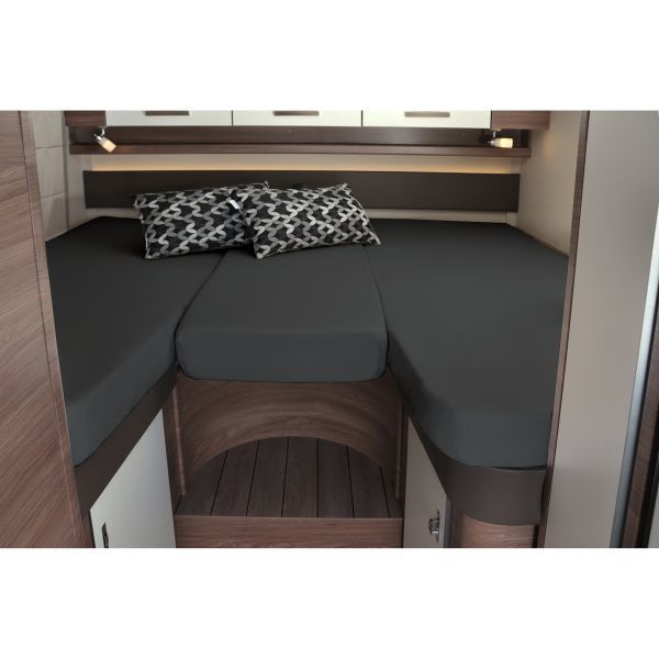 Sada napínacích plachiet 3ks (2ks 190x70cm, 1ks 130x35cm) titánová