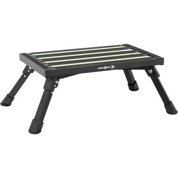 Skladací kempový schodík Go Step Black Fluo step Brunner