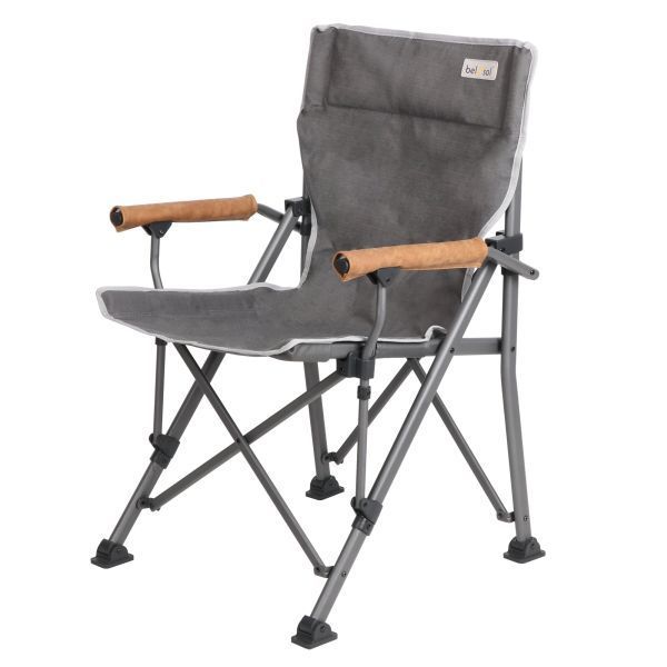 Skladacia stolička Mila sivá