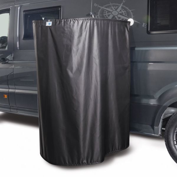 Sprchový záves flexiMAGS čierny