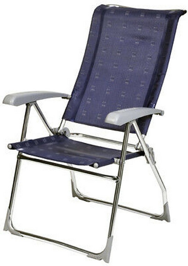 Kempingová stolička Aspen - modrá